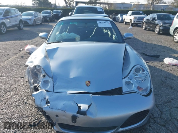 2002 Porsche 911 Carrera S with VIN WP0AB29982S687165, listed as a IAAI auction lot 41462140 with 18,292 mi miles. Bid and sale history available at carsss.com. Image 12.
