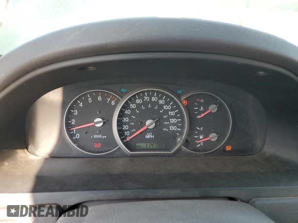 2002 Kia Sedona LX with VIN KNDUP131026325853, listed as a Copart auction lot 65872234 with 114,798 mi miles and Clean Title. Bid and sale history available at carsss.com. Image 9.