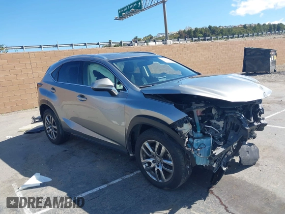 2015 Lexus NX 200t with VIN JTJYARBZ9F2002002, listed as a IAAI auction lot 41945065 with 25,057 mi miles and . Bid and sale history available at DreamBid. Image 1.