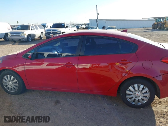 2016 Kia Forte LX with VIN KNAFK4A6XG5558849, listed as a IAAI auction lot 42115950 with 171,839 mi miles and . Bid and sale history available at carsss.com. Image 14.