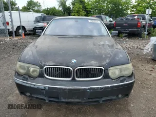 2002 BMW 7 Series 745Li with VIN WBAGN63432DR02989, listed as a Copart auction lot 63236514 with Not Provided miles and Clean Title. Bid and sale history available at carsss.com. Image 5.