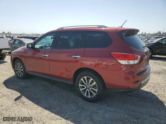 2016 Nissan Pathfinder Platinum with VIN 5N1AR2MM8GC620232, listed as a Copart auction lot 53489635 with 103,764 mi miles and Salvage Title. Bid and sale history available at carsss.com. Image 2.