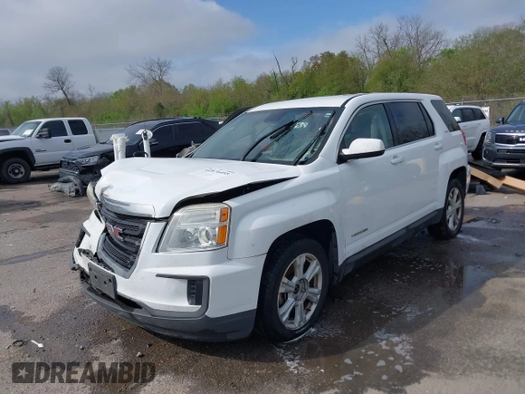 2017 GMC Terrain SLE with VIN 2GKALMEK6H6325093, listed as a IAAI auction lot 41876055 with 100,246 mi miles and . Bid and sale history available at carsss.com. Image 17.