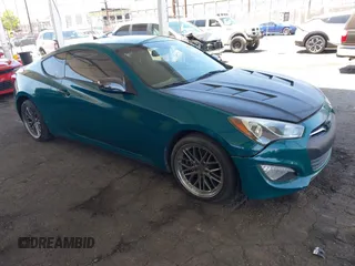 2014 Hyundai Genesis Coupe 2.0T with VIN KMHHT6KD5EU114178, listed as a IAAI auction lot 42392849 with 89,433 mi miles and . Bid and sale history available at DreamBid. Image 1.