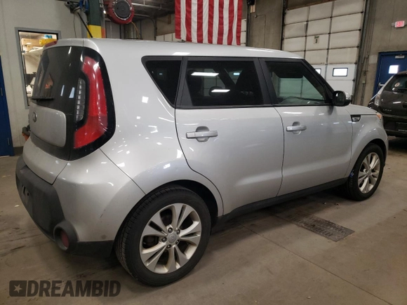 2014 Kia Soul + with VIN KNDJP3A52E7729160, listed as a Copart auction lot 53182445 with 201,797 mi miles and Clean Title. Bid and sale history available at carsss.com. Image 3.
