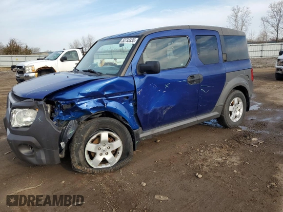 2005 Honda Element EX with VIN 5J6YH18625L012631, listed as a Copart auction lot 52733335 with 62,373 mi miles and Salvage Title. Bid and sale history available at DreamBid. Image 1.