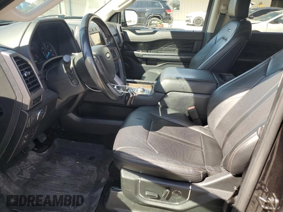 2020 Ford Expedition Max Platinum with VIN 1FMJK1MT5LEA80052, listed as a Copart auction lot 50329655 with 103,274 mi miles and Salvage title. Bid and sale history available at DreamBid. Image 7.