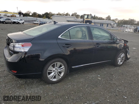 2011 Lexus HS 250h with VIN JTHBB1BA9B2043899, listed as a Copart auction lot 79117634 with 81,481 mi miles and Salvage Title. Bid and sale history available at DreamBid. Image 3.