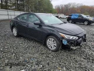 2021 Nissan Sentra S with VIN 3N1AB8BV4MY212226, listed as a Copart auction lot 52801545 with 62,279 mi miles and Salvage Title. Bid and sale history available at DreamBid. Image 4.