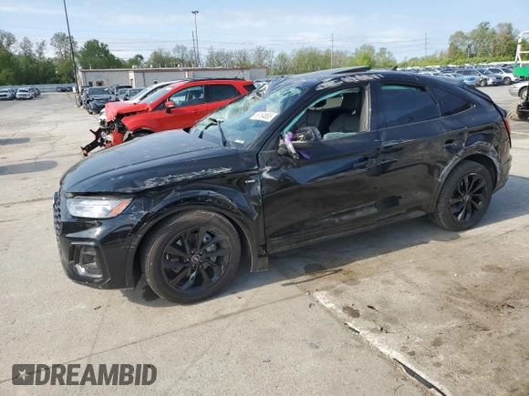 2022 Audi Q5 Sportback S line Premium Plus with VIN WA15ABFYXN2084829, listed as a Copart auction lot 56194865 with Not provided miles and Salvage title. Bid and sale history available at DreamBid. Image 1.