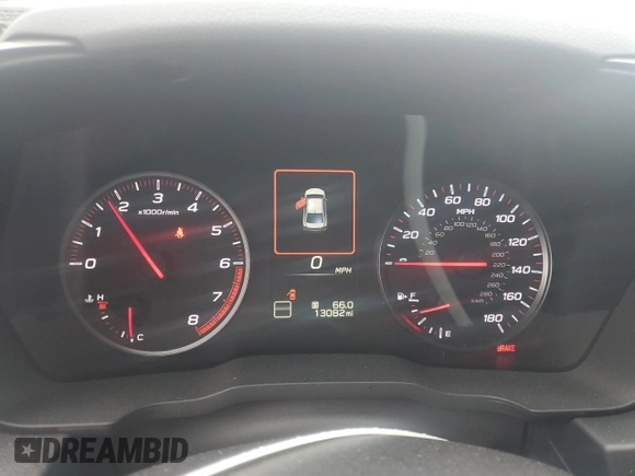 2023 Subaru WRX Premium with VIN JF1VBAF63P9809473, listed as a Copart auction lot 58580665 with 13,082 mi miles and Salvage title. Bid and sale history available at DreamBid. Image 9.