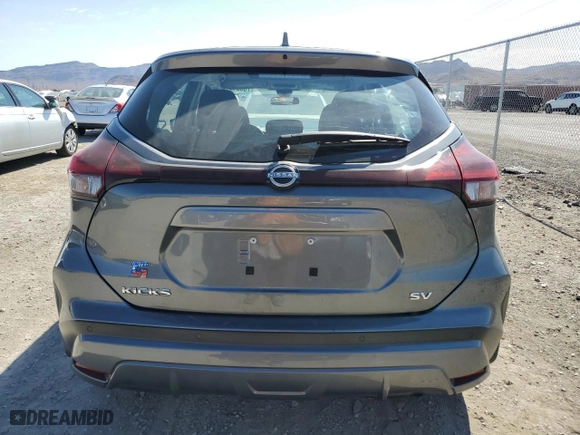 2023 Nissan Kicks SV with VIN 3N1CP5CVXNL527604, listed as a Copart auction lot 76633834 with NaN miles and Salvage Title. Bid and sale history available at carsss.com. Image 6.