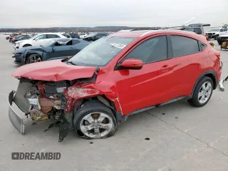 2016 Honda HR-V EX-L w/Navi with VIN 3CZRU5H79GM728539, listed as a Copart auction lot 45712855 with 0 mi miles and Salvage Title. Bid and sale history available at carsss.com. Image 1.