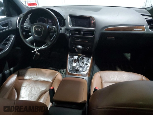 2012 Audi Q5 Premium Plus with VIN WA1LFAFP9CA062396, listed as a Copart auction lot 59847375 with 125,558 mi miles and Salvage title. Bid and sale history available at DreamBid. Image 8.