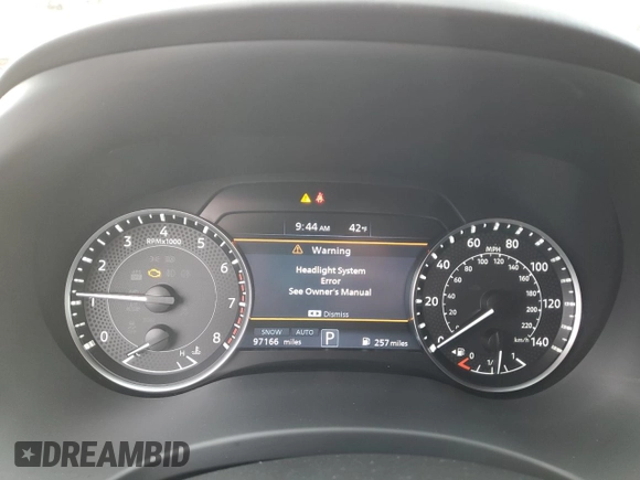 2021 Nissan Armada SV z VIN JN8AY2ADXM9662510, wystawiony jako Copart lot #81333914 z przebiegiem 97 166 mil mil oraz Nie do naprawy • Non repairable. Historia ofert i sprzedaży dostępna na DreamBid. Obrazek 9.