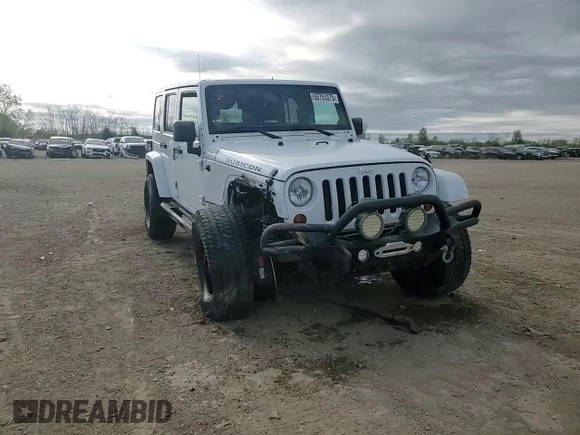 2012 Jeep Wrangler Unlimited Call of Duty MW3 with VIN 1C4BJWFG7CL266678, listed as a Copart auction lot 55753375 with 155,092 mi miles and Salvage title. Bid and sale history available at DreamBid. Image 14.