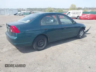 2001 Honda Civic LX with VIN JHMES16531S009904, listed as a IAAI auction lot 42079635 with 182,269 mi miles. Bid and sale history available at carsss.com. Image 4.