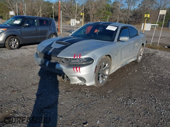2020 Dodge Charger R/T with VIN 2C3CDXCT6LH106652, listed as a IAAI auction lot 41595647 with 97,758 mi miles and . Bid and sale history available at carsss.com. Image 17.