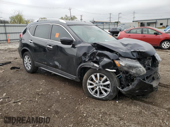 2020 Nissan Rogue SV with VIN KNMAT2MTXLP506619, listed as a Copart auction lot 55506965 with Not provided miles and Salvage title. Bid and sale history available at DreamBid. Image 4.