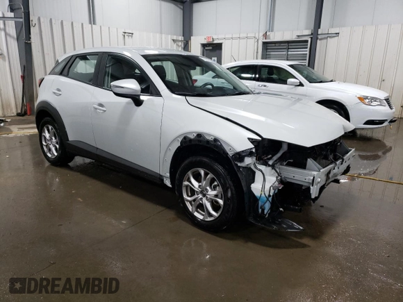 2021 Mazda CX-3 Sport with VIN JM1DKDB77M1504204, listed as a Copart auction lot 79052604 with 63,293 mi miles and Salvage Title. Bid and sale history available at carsss.com. Image 4.