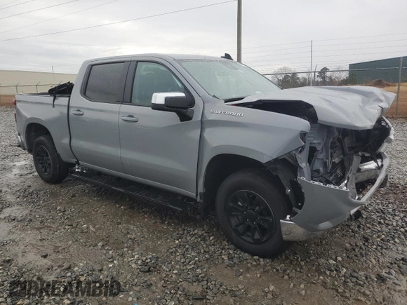 2024 Chevrolet Silverado 1500 LT with VIN 1GCPACEK4RZ304562, listed as a Copart auction lot 42767775 with 12,889 mi miles and Salvage Title. Bid and sale history available at DreamBid. Image 4.