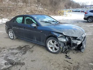 2018 Audi A4 Premium with VIN WAUDNAF46JA143840, listed as a Copart auction lot 45106615 with 0 mi miles and Salvage Title. Bid and sale history available at carsss.com. Image 4.