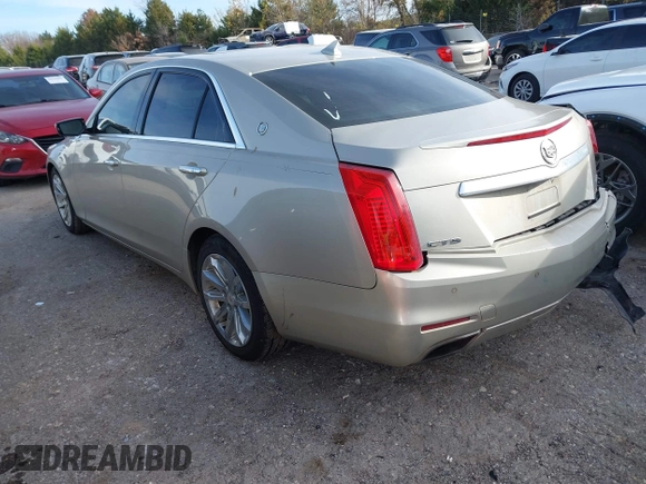 2014 Cadillac CTS Luxury RWD with VIN 1G6AR5SX5E0178417, listed as a IAAI auction lot 40956981 with 117,532 mi miles. Bid and sale history available at carsss.com. Image 3.