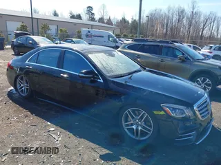 2018 Mercedes-Benz S 560 with VIN WDDUG8GB3JA411008, listed as a IAAI auction lot 41669135 with 65,649 mi miles and . Bid and sale history available at carsss.com. Image 1.