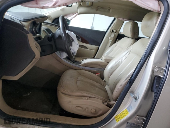 2011 Buick LaCrosse CXL with VIN 1G4GC5ED7BF278355, listed as a Copart auction lot 50577145 with 128,027 mi miles and Non repairable. Bid and sale history available at DreamBid. Image 7.