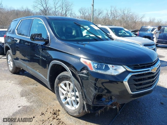 2019 Chevrolet Traverse LS with VIN 1GNERFKW5KJ283466, listed as a IAAI auction lot 41695373 with 109,401 mi miles. Bid and sale history available at carsss.com. Image 1.