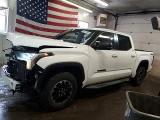 2025 Toyota Tundra SR with VIN 5TFLA5DB8SX243567, listed as a Copart auction lot 46177405 with 3,724 mi miles and Salvage title. Bid and sale history available at DreamBid. Image 1.