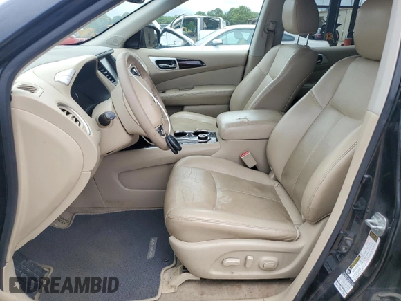 2015 Nissan Pathfinder Platinum with VIN 5N1AR2MM1FC601911, listed as a Copart auction lot 59238095 with 222,680 mi miles and Salvage title. Bid and sale history available at DreamBid. Image 7.