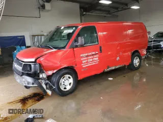 2006 Chevrolet Express Cargo Van with VIN 1GCGG25V561210610, listed as a Copart auction lot 51284105 with 194,595 mi miles and Salvage Title. Bid and sale history available at carsss.com. Image 1.