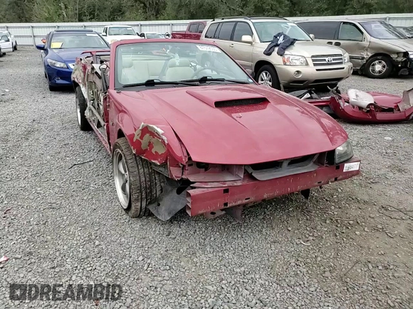 2003 Ford Mustang GT Deluxe with VIN 1FAFP45XX3F332392, listed as a Copart auction lot 87612555 with 0 mi miles and Salvage Title. Bid and sale history available at carsss.com. Image 11.