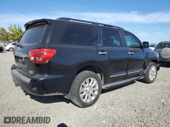 2008 Toyota Sequoia Platinum with VIN 5TDZY67A48S011450, listed as a Copart auction lot 70909604 with 238,985 mi miles and Salvage Title. Bid and sale history available at carsss.com. Image 3.