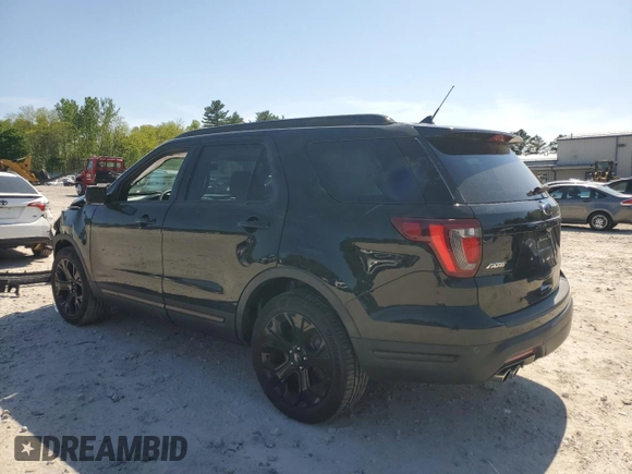2019 Ford Explorer Sport with VIN 1FM5K8GT0KGB32227, listed as a Copart auction lot 56478445 with 39,980 mi miles and Salvage title. Bid and sale history available at DreamBid. Image 2.