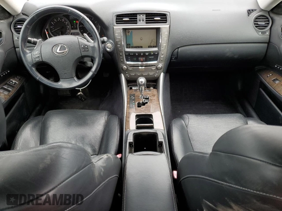 2009 Lexus IS 250 with VIN JTHCK262395032032, listed as a Copart auction lot 58384945 with 100,775 mi miles and Salvage title. Bid and sale history available at DreamBid. Image 8.