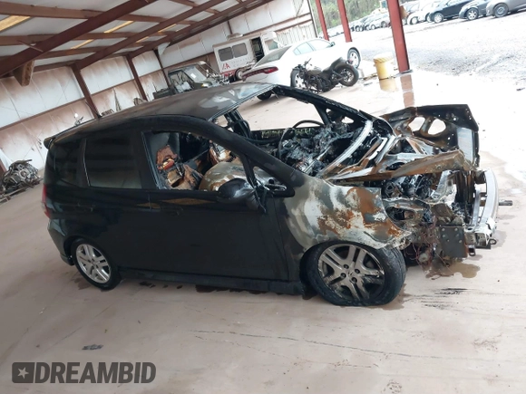 2007 Honda Fit Sport with VIN JHMGD37697S007377, listed as a IAAI auction lot 39046655 with Not provided miles and . Bid and sale history available at DreamBid. Image 12.
