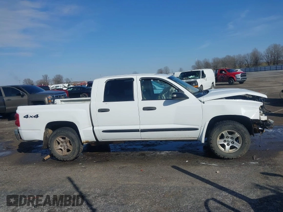 2005 Dodge Dakota SLT with VIN 1D7HW48N85S226460, listed as a IAAI auction lot 41568128 with 213,159 mi miles and . Bid and sale history available at carsss.com. Image 13.