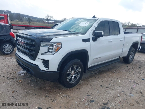 2021 GMC Sierra 1500 SLE with VIN 1GTR8BEK6MZ279543, listed as a IAAI auction lot 41795429 with 156,412 mi miles. Bid and sale history available at carsss.com. Image 17.