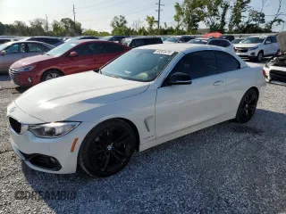 2015 BMW 4 Series 428i z VIN WBA3V5C51FP754038, wystawiony jako Copart lot #59353475 z przebiegiem 88 120 mil mil oraz Szkoda całkowita • Salvage title. Historia ofert i sprzedaży dostępna na DreamBid. Obrazek 1.