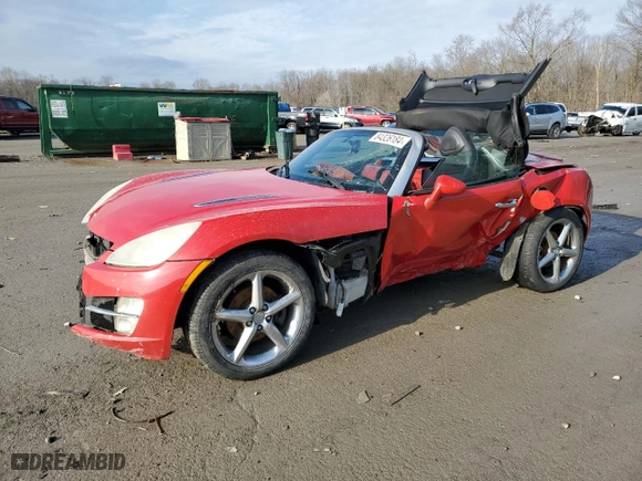 2007 Saturn Sky with VIN 1G8MB35B67Y142074, listed as a Copart auction lot 84326184 with 123,577 mi miles and Salvage Title. Bid and sale history available at carsss.com. Image 1.