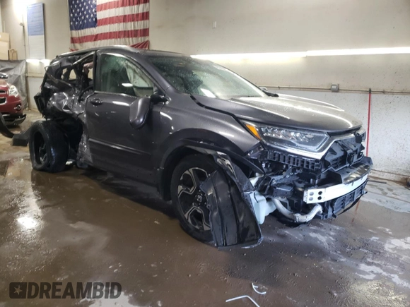 2018 Honda CR-V Touring with VIN 7FARW2H90JE026836, listed as a Copart auction lot 48245575 with 68,181 mi miles and Salvage Title. Bid and sale history available at carsss.com. Image 4.
