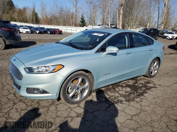 2014 Ford Fusion SE Hybrid with VIN 3FA6P0LU6ER185155, listed as a Copart auction lot 47108025 with 73,616 mi miles and Salvage title. Bid and sale history available at DreamBid. Image 1.