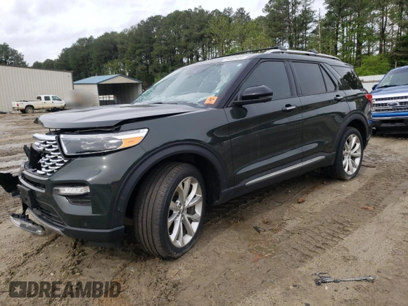 2022 Ford Explorer Platinum z VIN 1FM5K8HW0NNA08189, wystawiony jako Copart lot #54322935 z przebiegiem 41 232 mil mil oraz Szkoda całkowita • Salvage title. Historia ofert i sprzedaży dostępna na DreamBid. Obrazek 1.