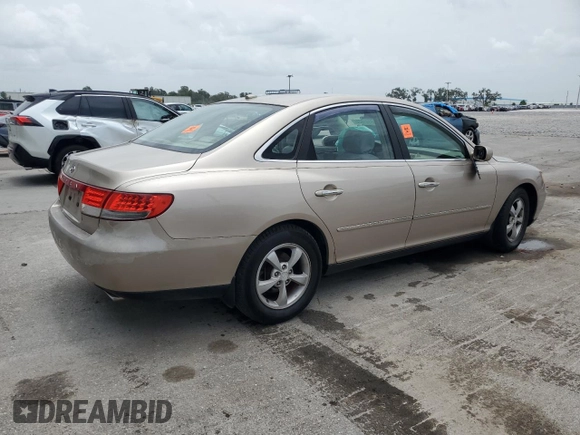 2007 Hyundai Azera GLS с VIN KMHFC46D97A235273, выставлен на аукционе Copart как лот 59891635 с пробегом 68 518 миль миль и Списание • Salvage title. История ставок и продаж доступна на DreamBid. Изображение 3.