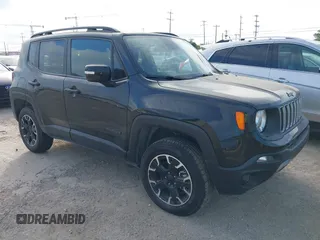 2023 Jeep Renegade Latitude with VIN ZACNJDB13PPP64670, listed as a IAAI auction lot 42578877 with 33,330 mi miles and . Bid and sale history available at DreamBid. Image 1.