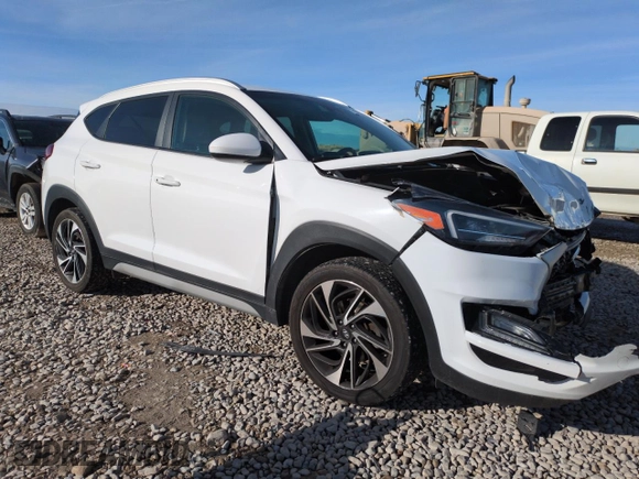 2019 Hyundai Tucson Sport z VIN KM8J3CAL7KU871099, wystawiony jako Copart lot #87232004 z przebiegiem 92 338 mil mil oraz Szkoda całkowita • Salvage title. Historia ofert i sprzedaży dostępna na DreamBid. Obrazek 4.