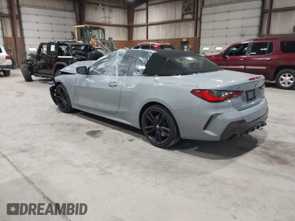 2023 BMW 4 Series 430i xDrive with VIN WBA43AT02PCM45372, listed as a IAAI auction lot 41736410 with 16,695 mi miles and . Bid and sale history available at DreamBid. Image 3.