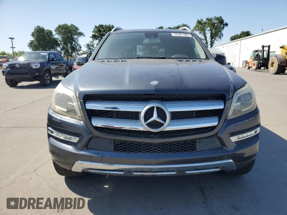 2014 Mercedes-Benz GL 450 with VIN 4JGDF7CE1EA278029, listed as a Copart auction lot 55501885 with 143,250 mi miles and Salvage title. Bid and sale history available at DreamBid. Image 5.